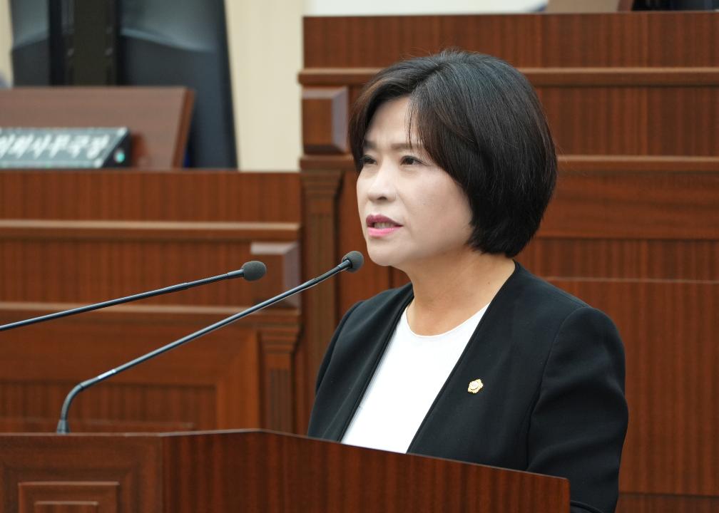 여주희 의원, 제268회 안동시의회 임시회 제1차 본회의 5분발언