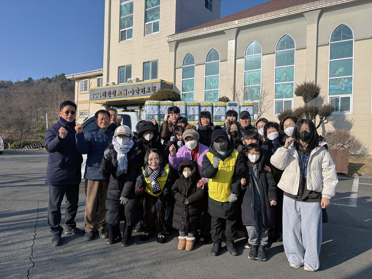 안동시 북후면 새반석교회, 희망2026 나눔캠페인 물품 기부