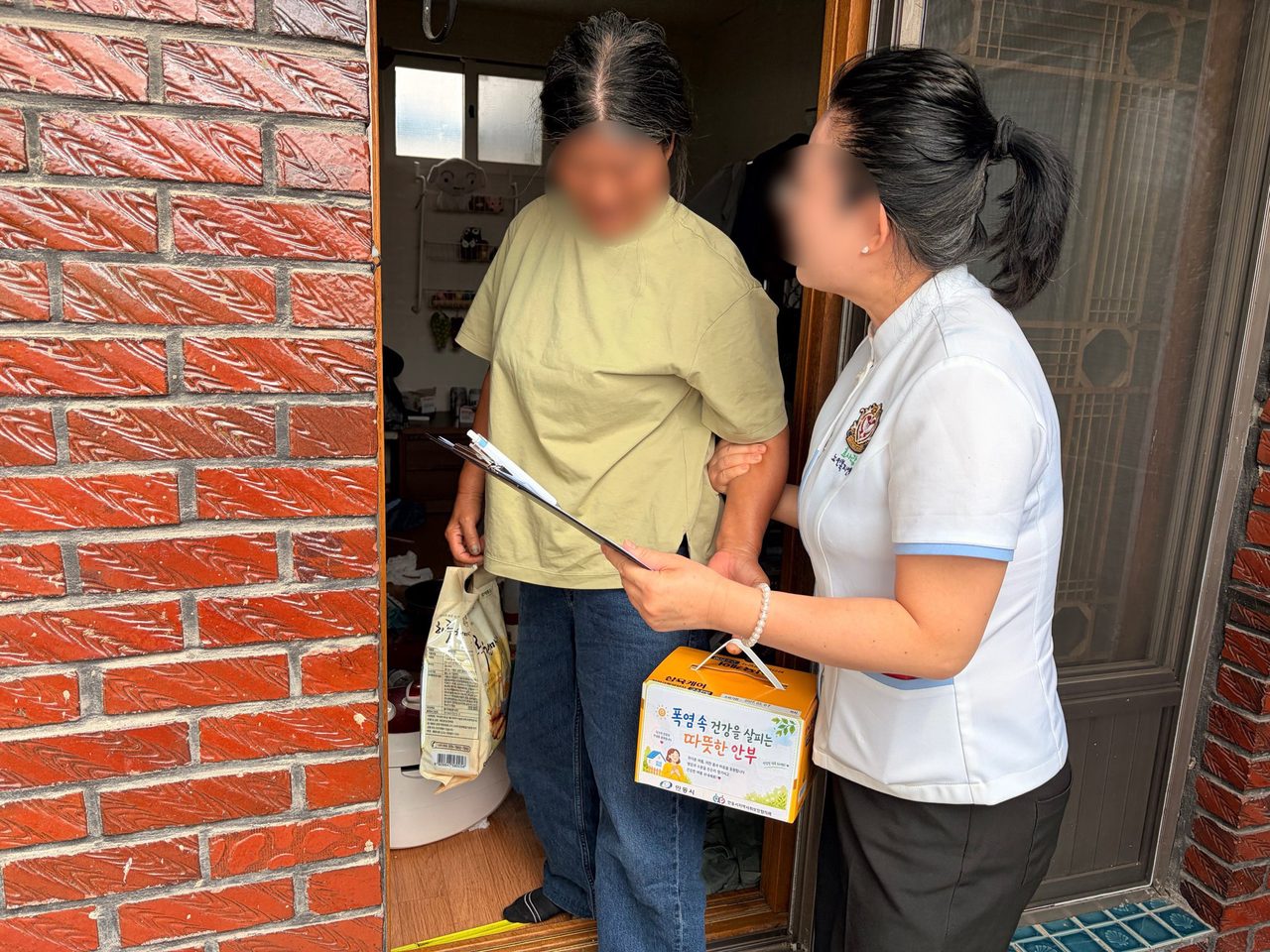안동시 행복기동대, 폭염 취약 1인 가구 안부 살펴