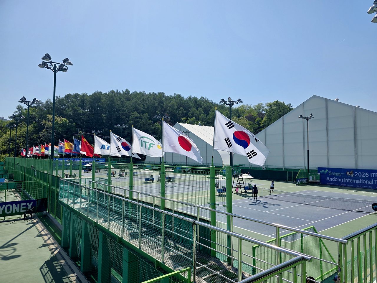 안동시민운동장서 국제주니어테니스 3연전… ATF 14세 대회 17일까지, ITF J60 25일 개막
